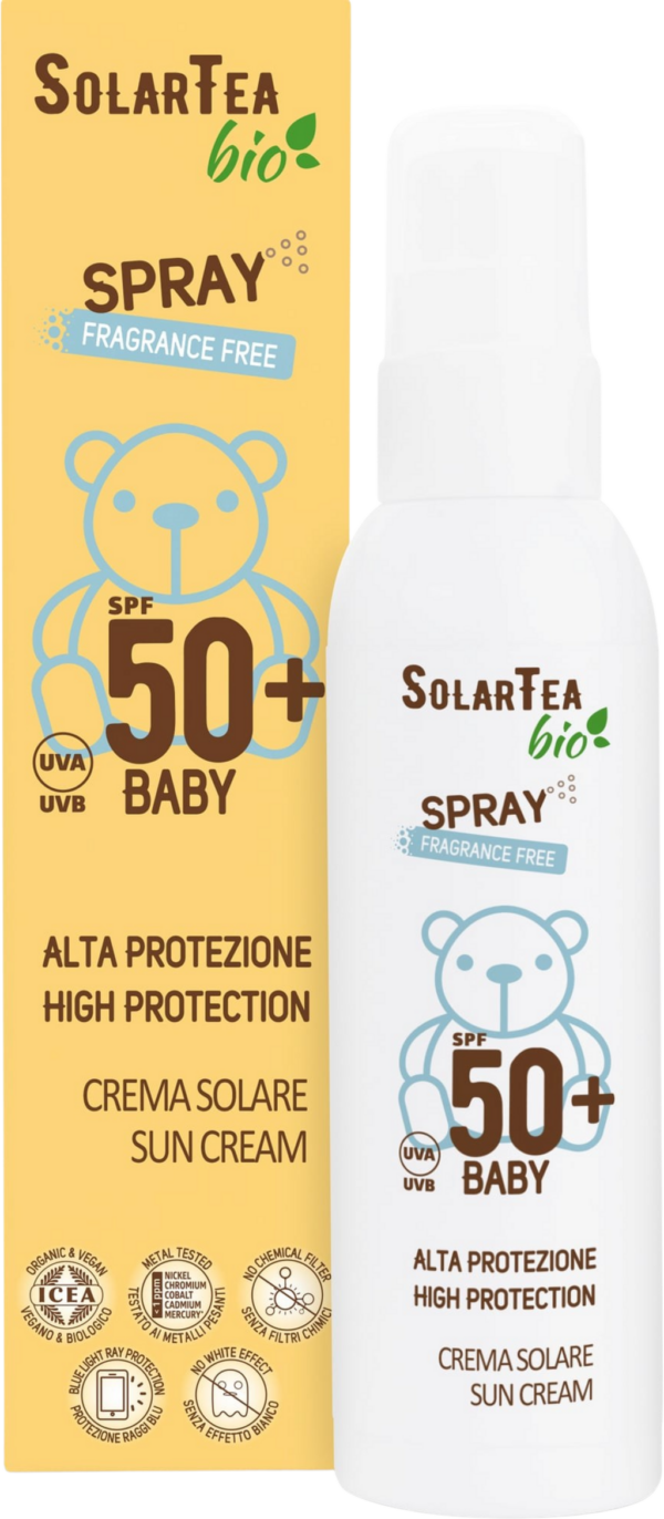 BEMA COSMETICI SolarTea Baby Sonnenspray LSF 50+ - 100 ml