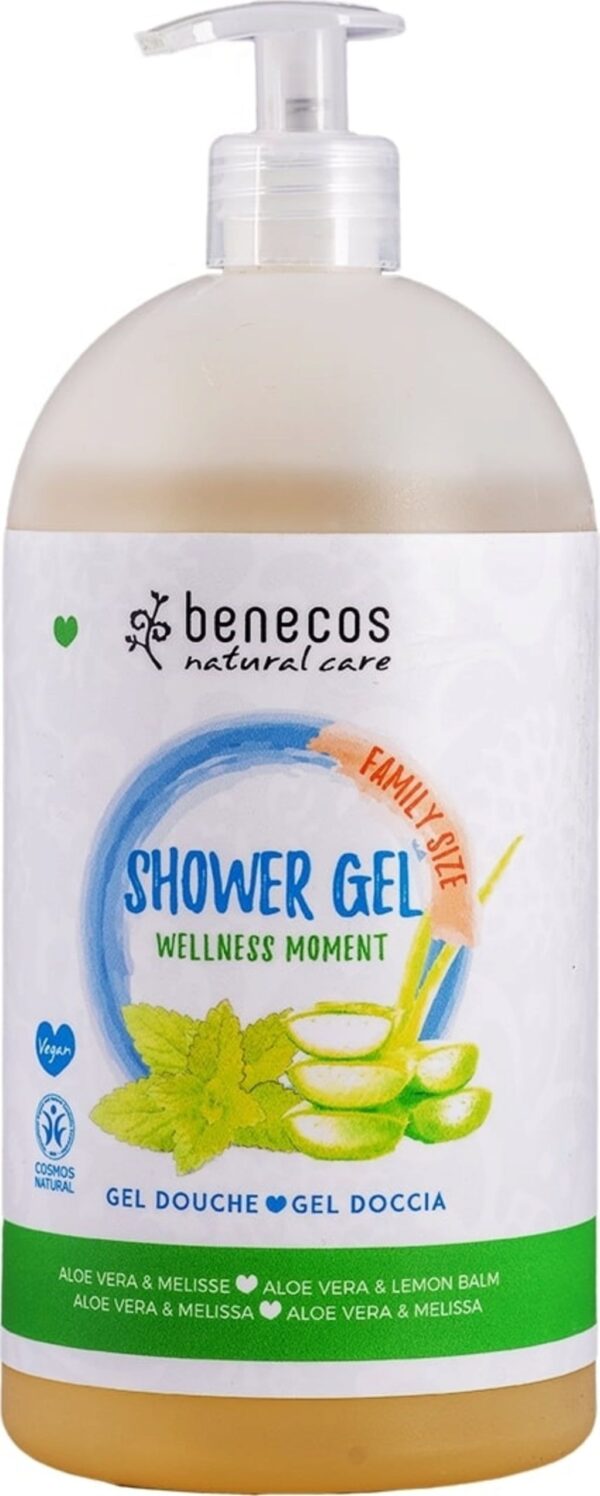 benecos Family Size Shower Gel Wellness Moment - 950 ml