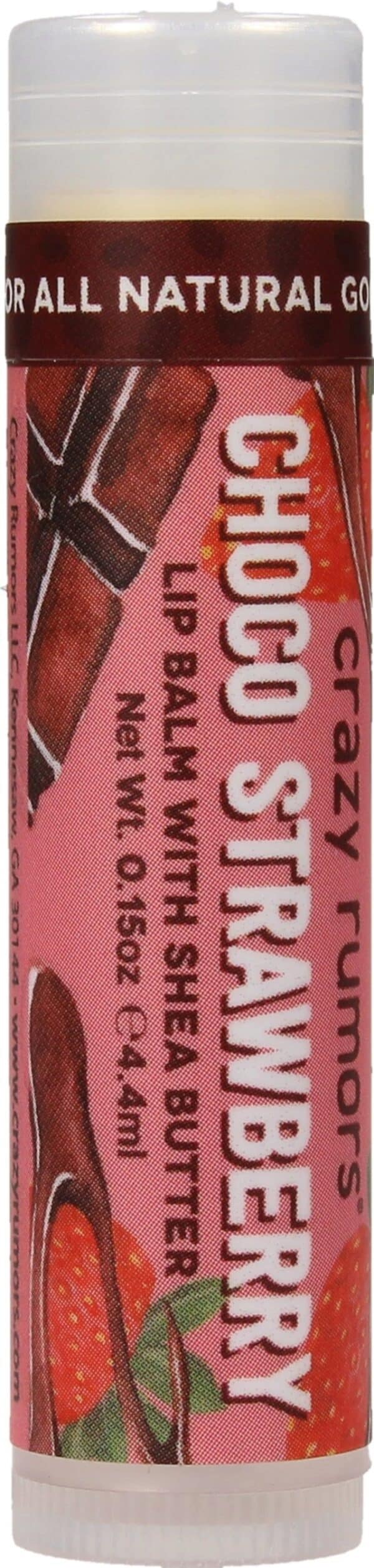 Crazy Rumors Choco Strawberry Lip Balm - 4