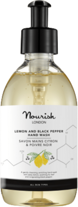 Nourish London Lemon & Black Pepper Hand Wash - 300 ml