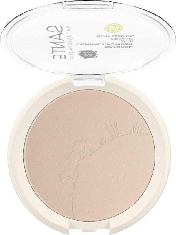 SANTE Natural Compact Powder - 01 Cool Ivory