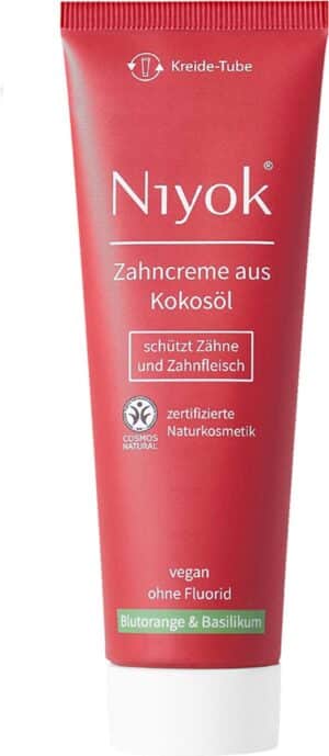 Niyok Zahncreme Blutorange Basilikum - 75 ml