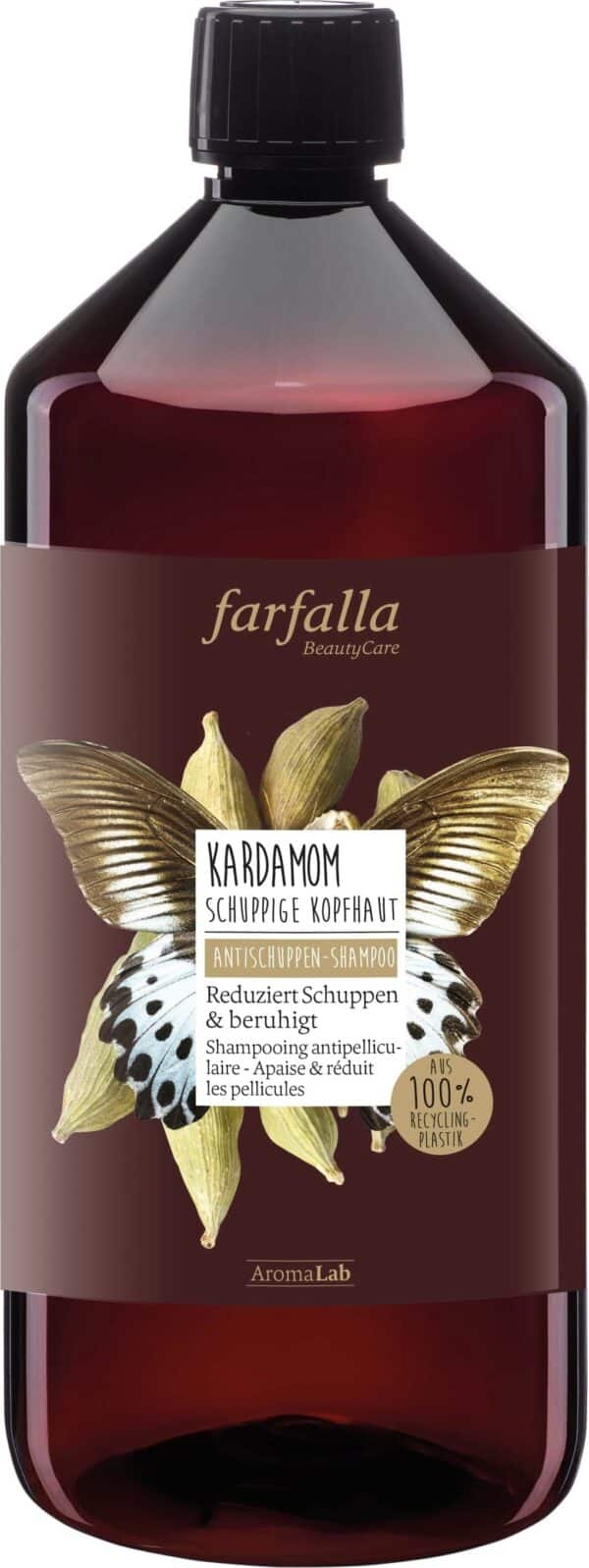 farfalla Kardamom Antischuppen Shampoo - 1.000 ml