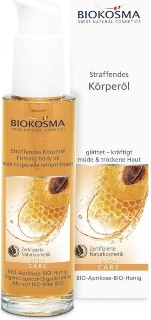 BIOKOSMA Straffendes Körperöl Bio-Aprikose & -Honig - 100 ml