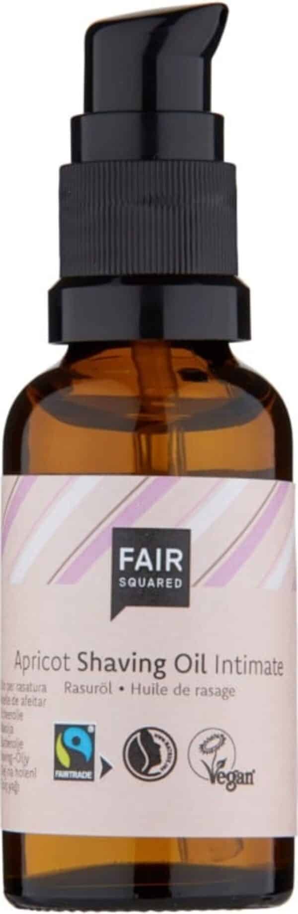 FAIR SQUARED Shaving Oil Woman Apricot - 30 ml Zero Waste