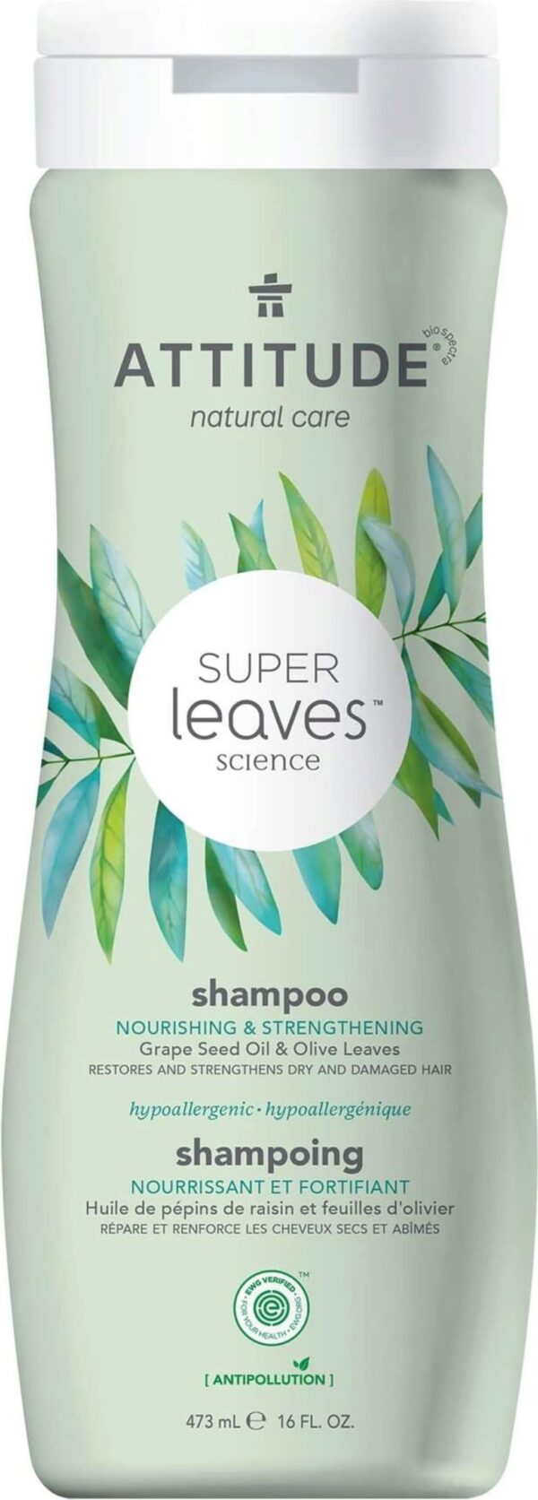 ATTITUDE Super Leaves Nourishing & Strengthening Shampoo - 473 ml