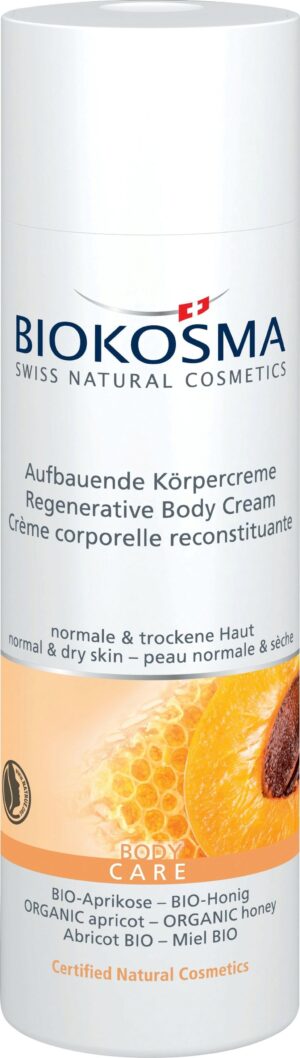 BIOKOSMA Aufbauende Körpercreme Bio-Aprikose & -Honig - 200 ml