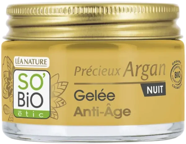 LÉA NATURE SO BiO étic Argan Anti-Aging Nachtpflege-Gel - 40 ml