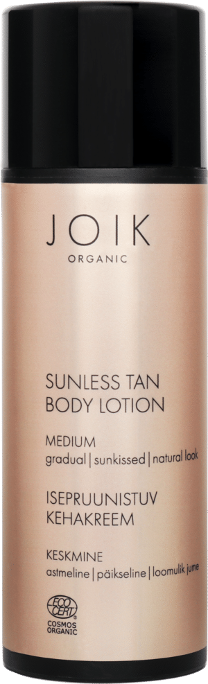 JOIK Organic Sunless Tan Body Lotion - Medium