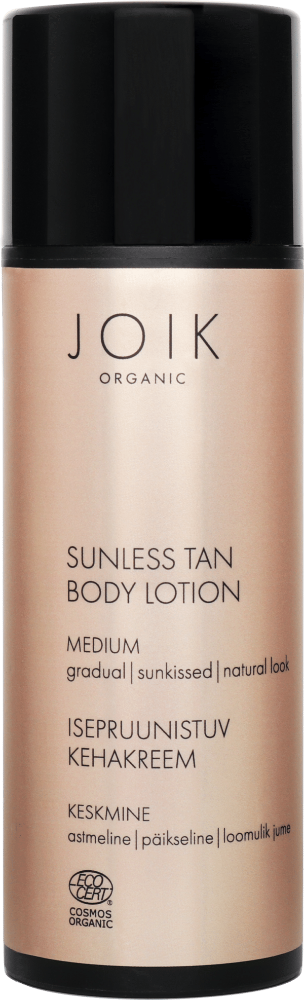 JOIK Organic Sunless Tan Body Lotion - Medium