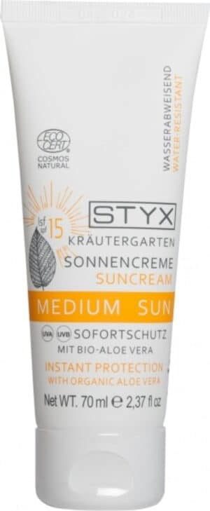 STYX Kräutergarten SUN Sonnencreme LSF 15 - 70 ml