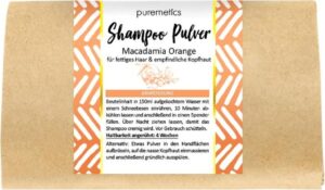 puremetics Shampoo Pulver Macadamia Orange - 50 g