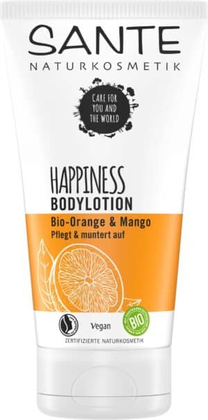 SANTE HAPPINESS Bodylotion Bio-Orange & Mango - 150 ml