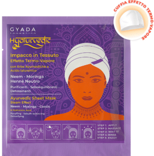 GYADA Cosmetics Hyalurvedic Klärende Tuchmaske für die Haare - 60 ml