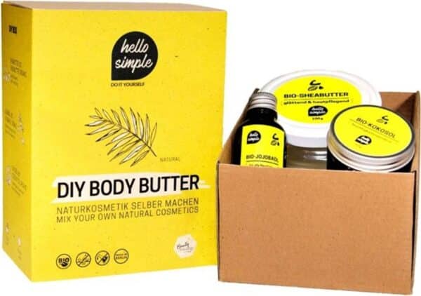 hello simple DIY Body Butter Box - Natural (ohne Duft)