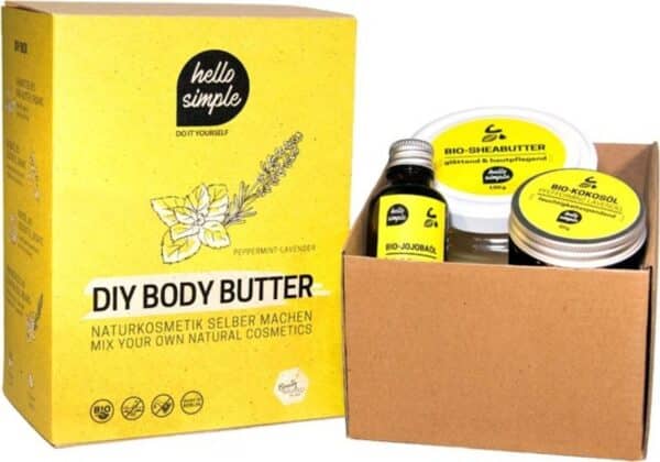 hello simple DIY Body Butter Box - Pfefferminz-Lavendel