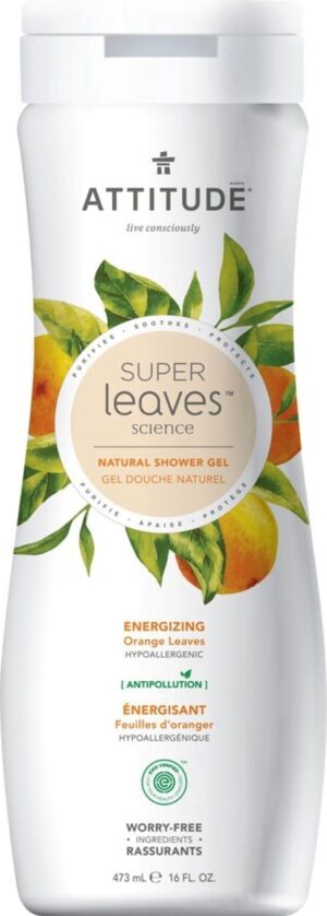 ATTITUDE Super Leaves Shower Gel Orange Leaves - 473 ml