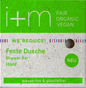 i+m WE REDUCE Feste Dusche Hanf - 50 g