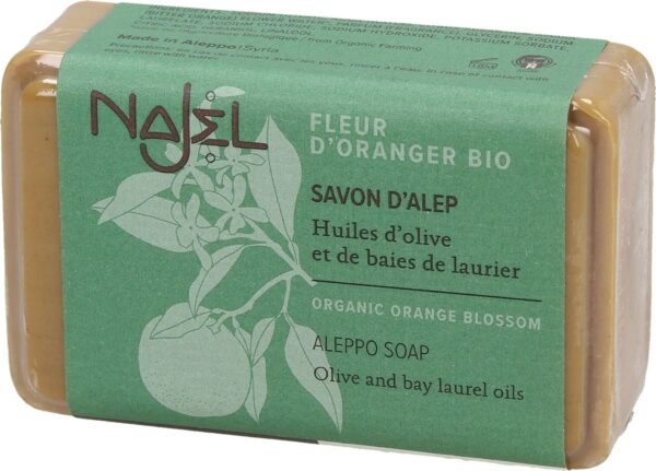 Najel Aleppo-Seife mit Orangenblüte - 100 g