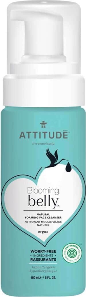 ATTITUDE Blooming Belly Natural Foaming Face Cleanser - 150 ml