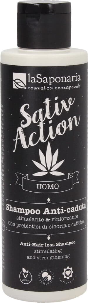 CBD Kosmetik La Saponaria Uomo SativAction Anti-Haarausfall Shampoo - 150 ml