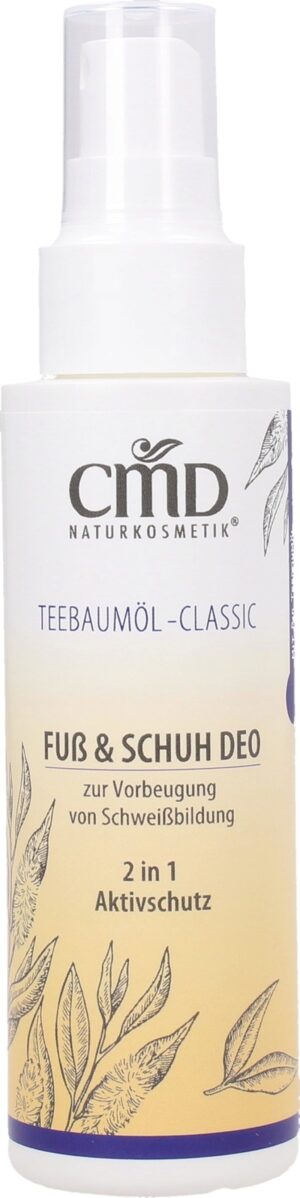 CMD Naturkosmetik Teebaumöl Fuß & Schuh Deo - 100 ml