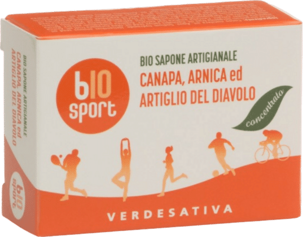 VERDESATIVA bioSport Konzentrierte Seife Hanf & Arnika - 100 g