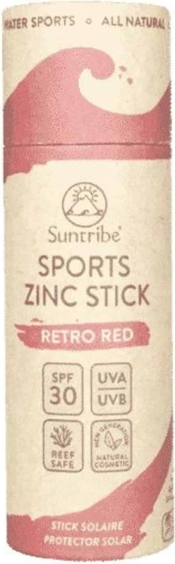 Suntribe Sports Zinc Stick LSF 30 - Retro Red