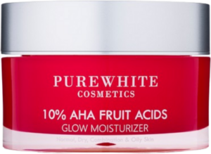 PURE WHITE COSMETICS 10% AHA Fruit Acids Glow Moisturizer - 50 ml