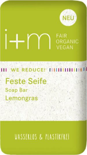 i+m WE REDUCE Feste Seife Lemongras - 100 g