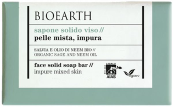 BIOEARTH Gesichtsseife Salbei & Neem - 150 g