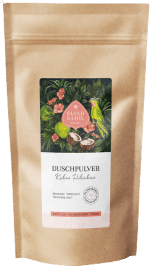 ELIAH SAHIL Bio Duschpulver Kokos Hibiskus - Refill 250 g