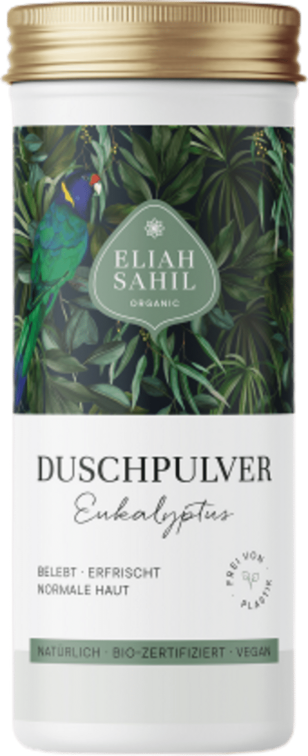 ELIAH SAHIL Bio Duschpulver Eukalyptus - 90 g