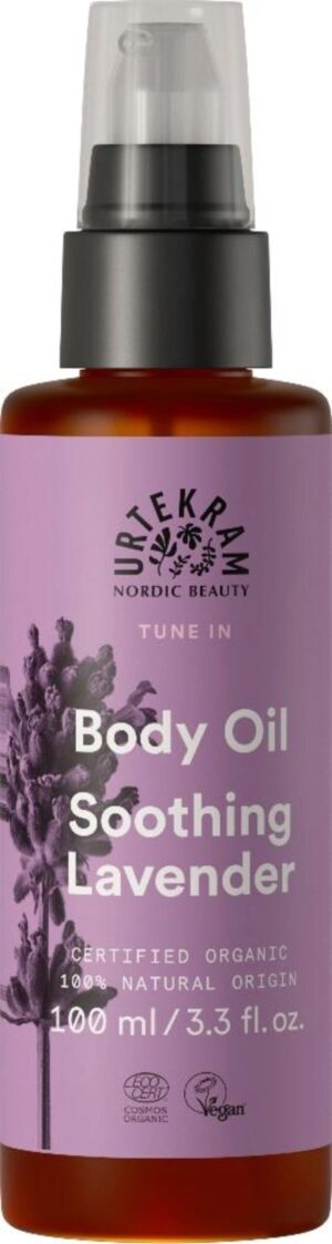 URTEKRAM Soothing Lavender Body Oil - 100 ml