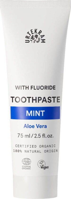 URTEKRAM Mint Toothpaste with Flouride - 75 ml