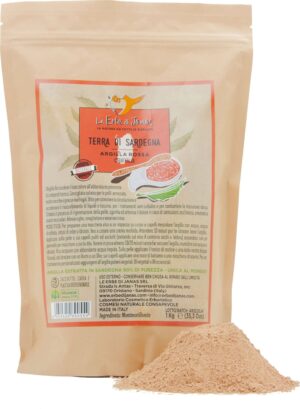 Le Erbe di Janas Rote Tonerde - 1 kg