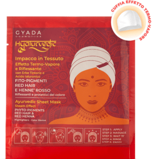 GYADA Cosmetics Hyalurvedic Farbglanz-Tuchmaske Red Hair - 60 ml