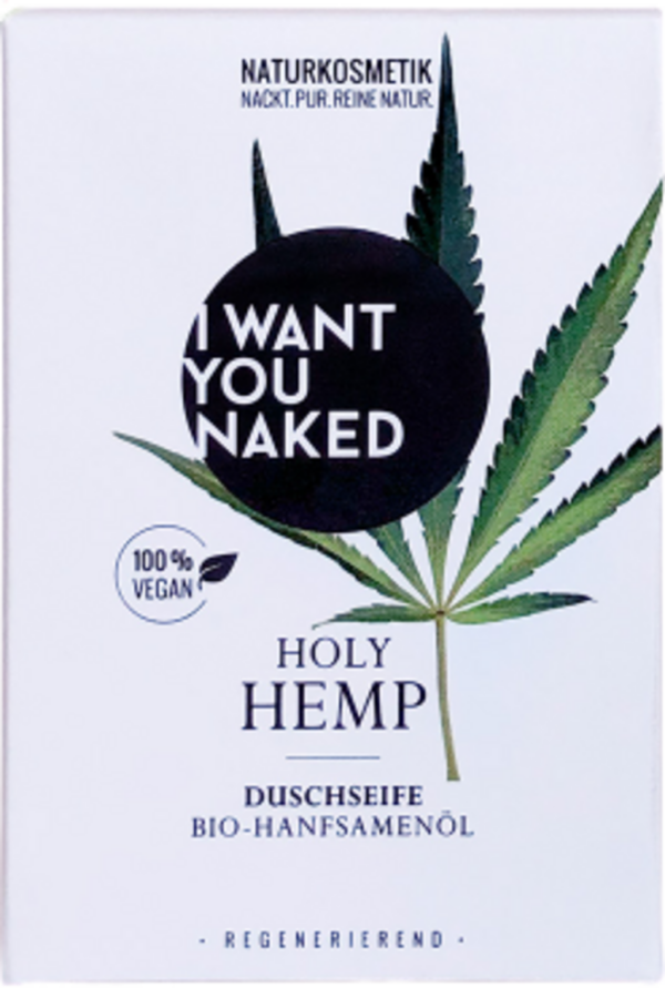 I WANT YOU NAKED Holy Hemp Natural Soap - 100 g