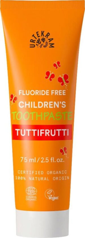 URTEKRAM Children's Tutti Frutti Toothpaste - 75 ml