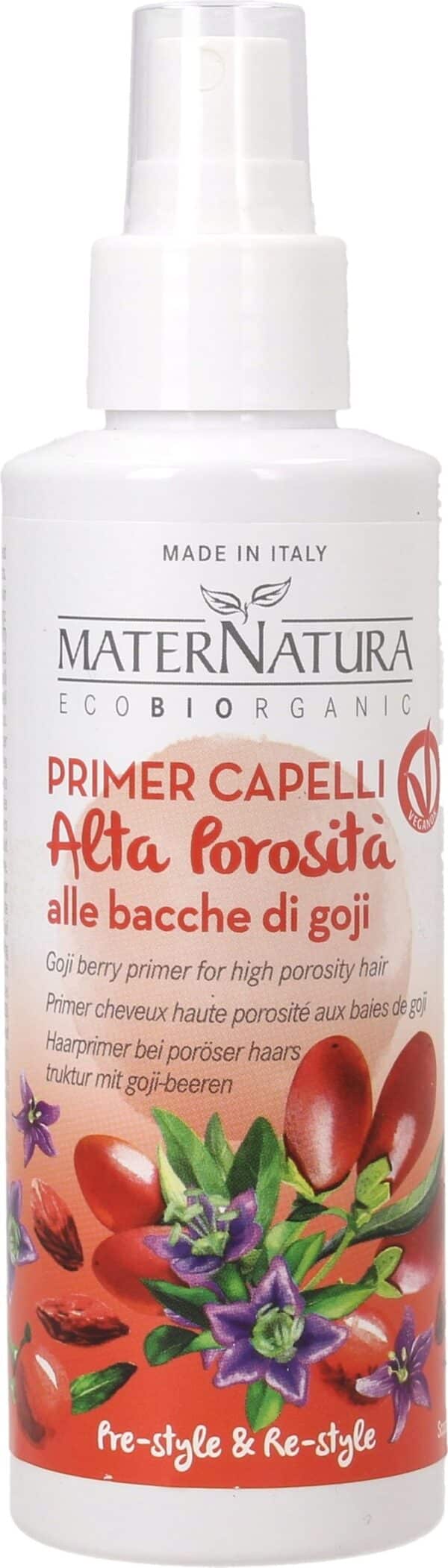 MaterNatura Haarprimer mit  Gojibeeren - 150 ml