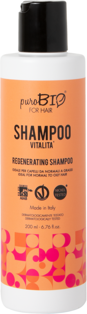 puroBIO cosmetics FOR HAIR Regenerating Shampoo - 200 ml