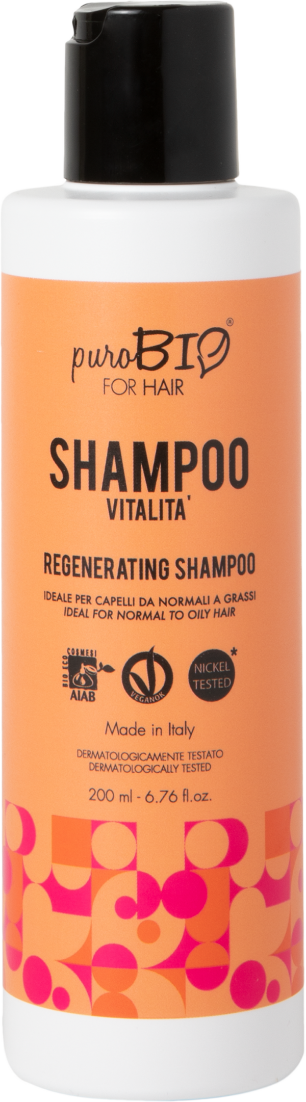 puroBIO cosmetics FOR HAIR Regenerating Shampoo - 200 ml