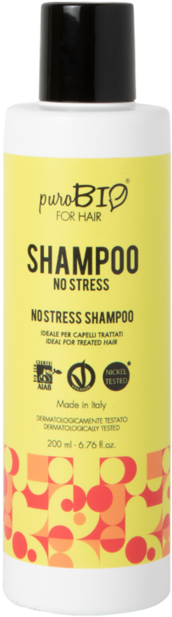 puroBIO cosmetics FOR HAIR No Stress Shampoo - 200 ml