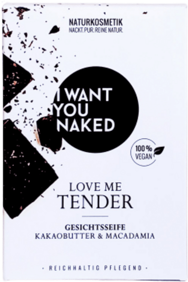 I WANT YOU NAKED Love Me Tender Face Soap - 100 g