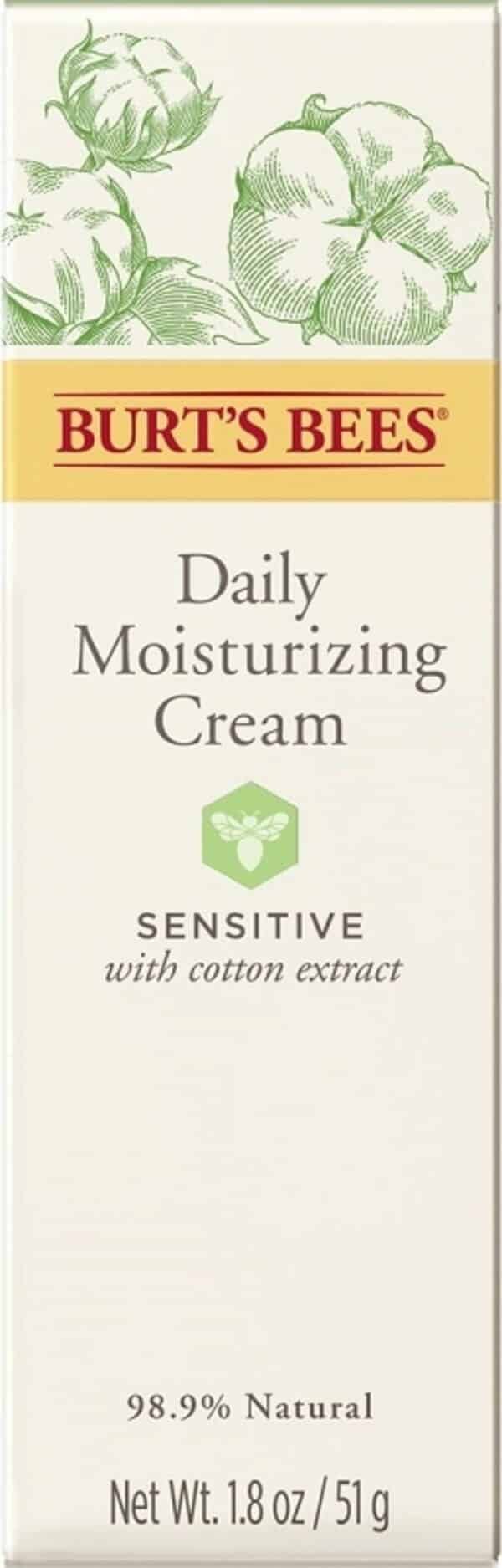 Burt's Bees Sensitive Daily Moisturizing Cream - 51 g