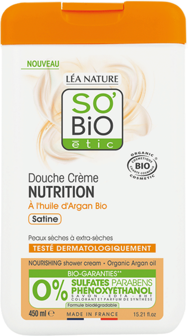 LÉA NATURE SO BiO étic Nährende Duschcreme Argan - 450 ml