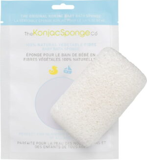 Rectangular White Pure Baby Sponge - 1 Stk