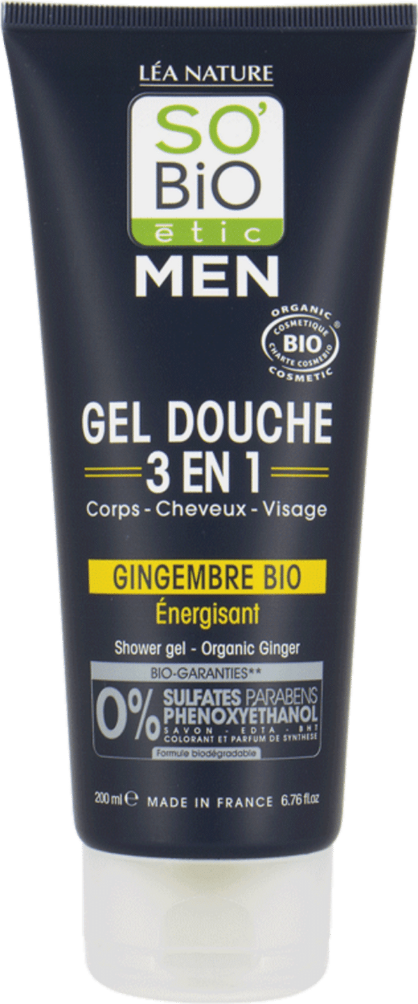 LÉA NATURE SO BiO étic MEN 3in1 Reinigung Körper