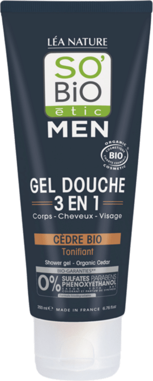 LÉA NATURE SO BiO étic MEN 3in1 Reinigung Körper