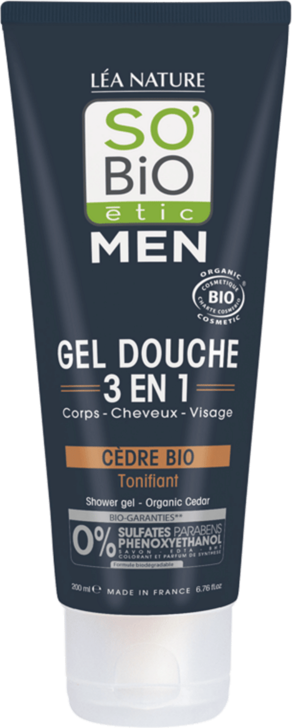 LÉA NATURE SO BiO étic MEN 3in1 Reinigung Körper